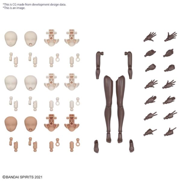 30ms Option Body Parts Arm Parts & Leg Parts Brown