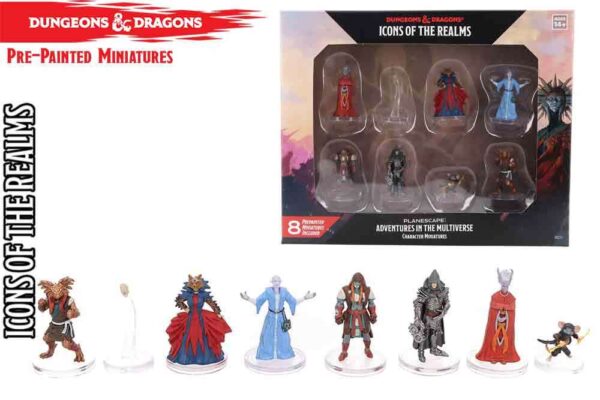 Dungeons & Dragons - Icons Of The Realms - Planescape: Adventures In The Multiverse - Character Miniatures Boxed Set