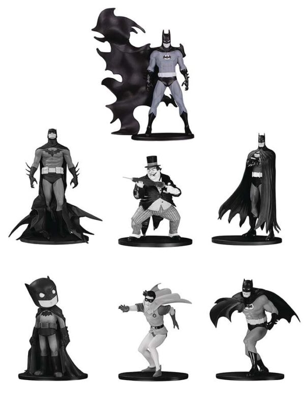 Batman Black&white Mini Fig 7 Pk Set(4)