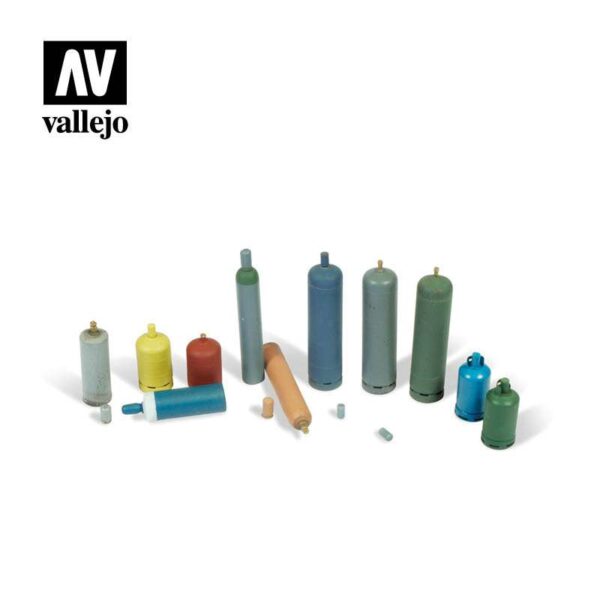 Vallejo Scenics Modern Gas Bottles Sc209