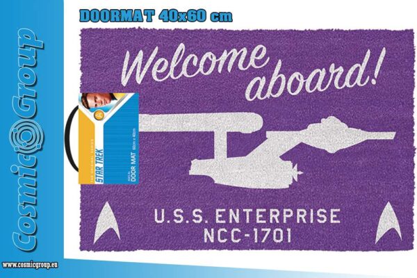 Star Trek Welcome Aboard Doormat