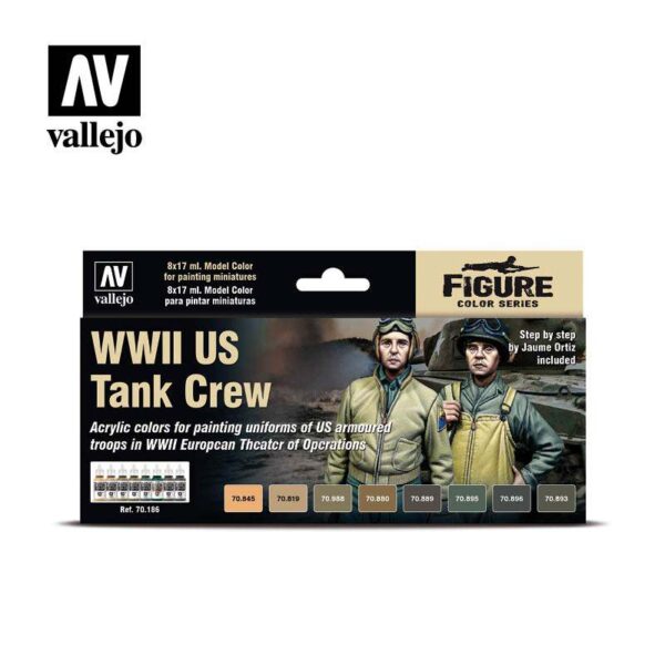 Wwii Us Tank Crew Color Set 70186