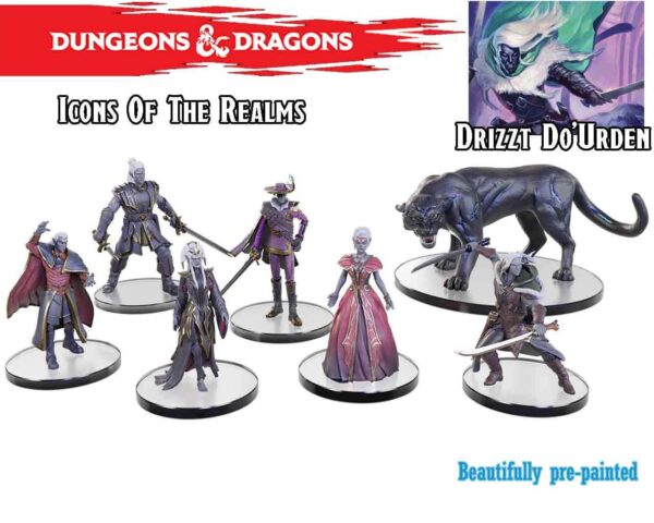 D&d The Legend Of Drizzt 35th Anniversary - Family & Foes Boxed Set