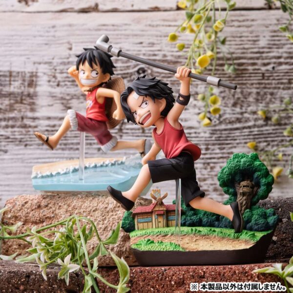 One Piece Gem Portgas D. Ace Run Run Run Statue