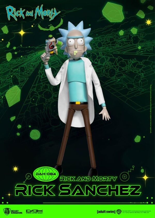 Rick and Morty Dynamic 8ction Heroes Action Figure 1/9 Rick Sanchez 23 cm