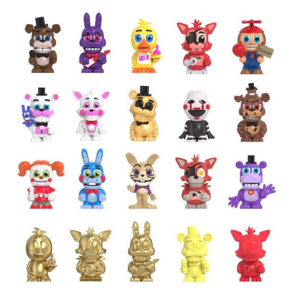 Five Nights at Freddy's: Faz's Fizzy Station Grab N´Go Blind Box Figures 3-Packs 4 cm Assortment Series 2 Classic Remix (12)