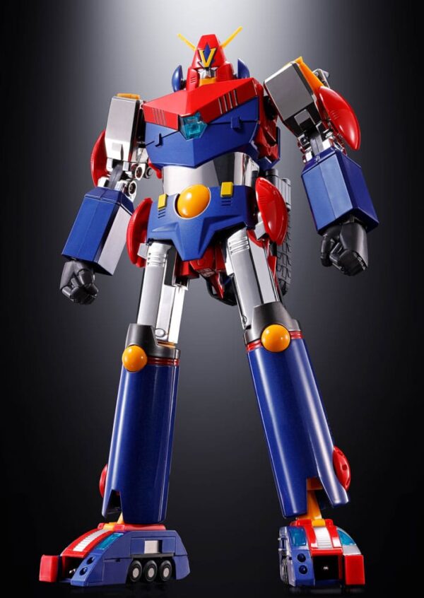 Super Electromagnetic Machine Voltes V Soul of Chogokin Diecast Action Figure GX50-SP Com-Battler V Chogokin 50th Anniversary Ver. 25 cm