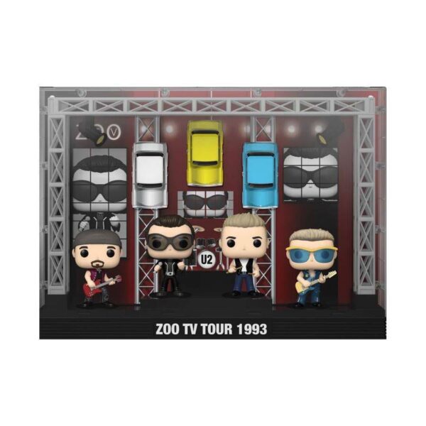 U2 POP! Moments DLX Vinyl Figure 4-Pack Zoo TV 1993 Tour 9 cm - Damaged packaging