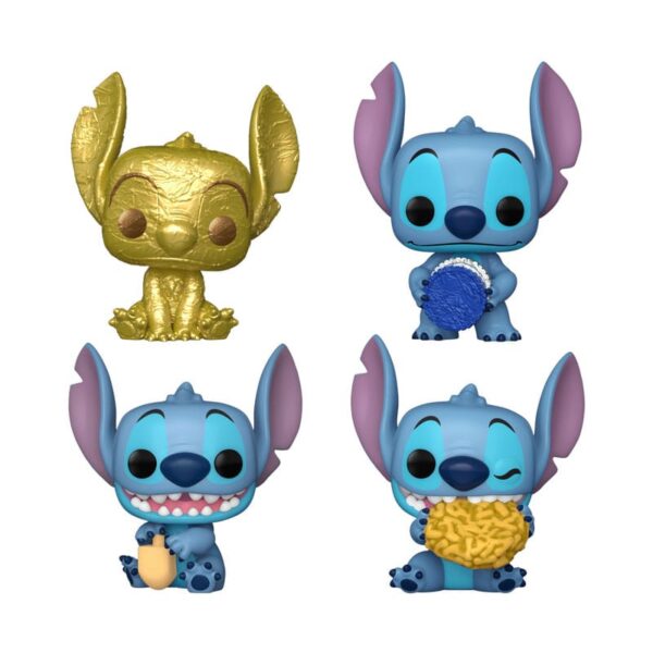 Stitch Holiday 2024 Pocket POP! Vinyl Mini figures 4-Pack Dreidel Box 4 cm