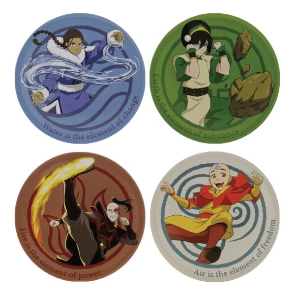 Avatar The Last Airbender Coaster 4-Pack