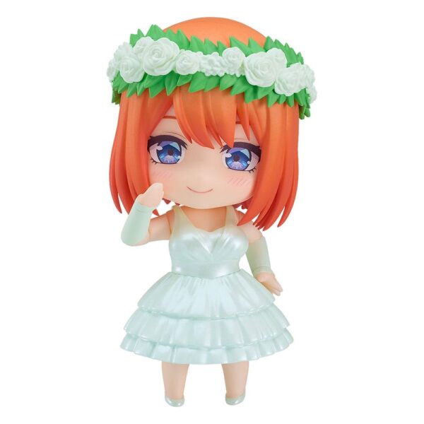 The Quintessential Quintuplets Nendoroid Action Figure Yotsuba Nakano: Wedding Dress Ver. 10 cm