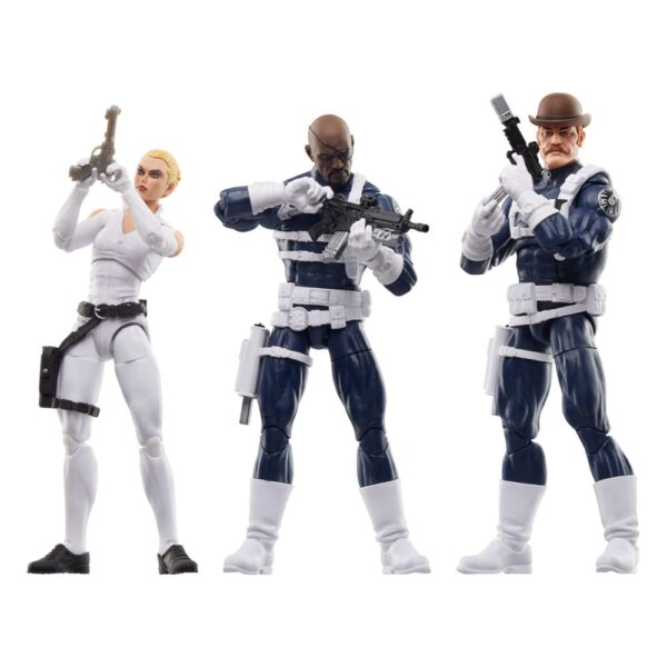 Captain America Marvel Legends Action Figure 3-Pack S.H.I.E.L.D. 15 cm