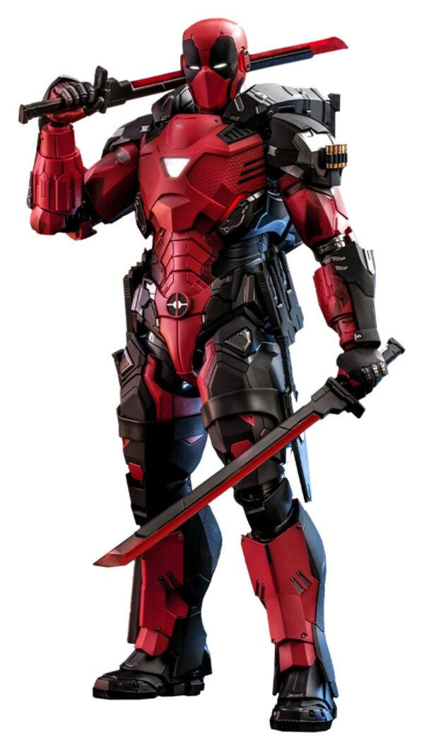 Marvel Comic Masterpiece Action Figure 1/6 Armorized Deadpool 33 cm - Severely damaged packaging