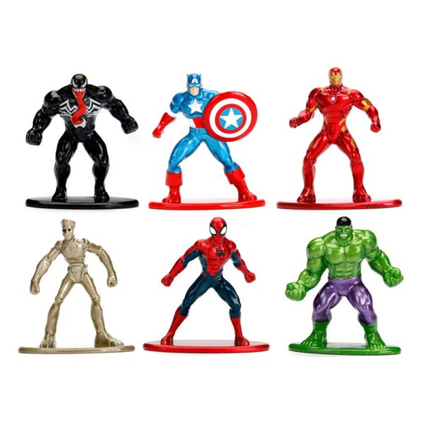 Marvel Nano Metalfigs Diecast Mini Figures 4 cm Assortment (24)