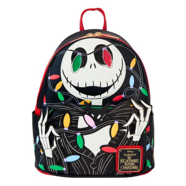 Nightmare before Christmas by Loungefly Mini Backpack Jack Light Up