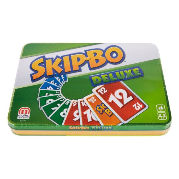 Skip-Bo Deluxe Card Game in Storage Tin