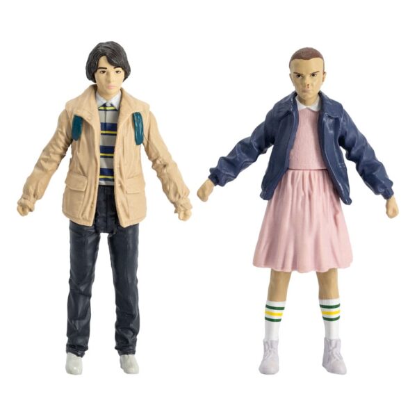 Stranger Things Action Figures Eleven and Mike Wheeler 8 cm