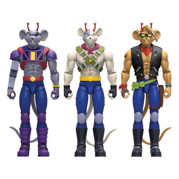 Biker Mice From Mars Action Figures 17 cm Assortment (6)