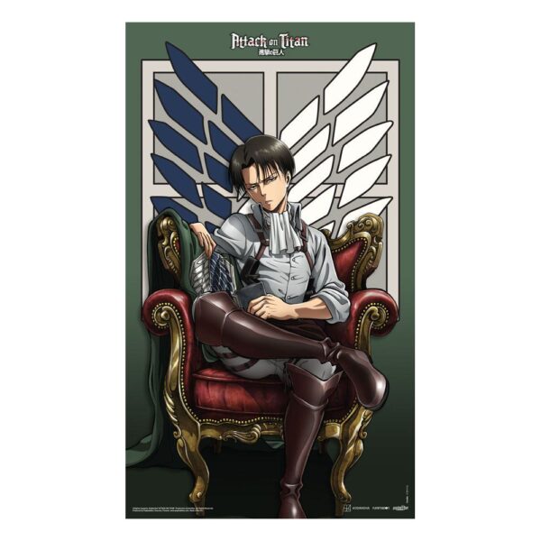 Attack on Titan Fabric Poster Levi 70 x 120 cm