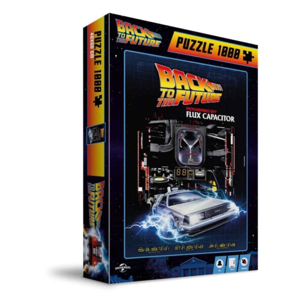 Back to the Future Puzzle Powered by Flux Capacitor